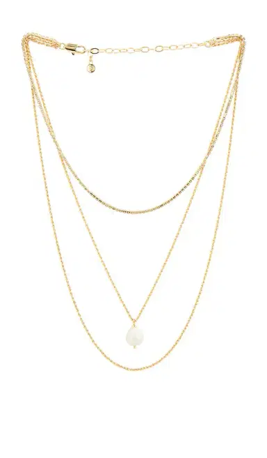 Ettika Layered Pearl Pendant Necklace | Thumbnail 1 Ettika Layered Pearl Pendant Necklace | Thumbnail 1