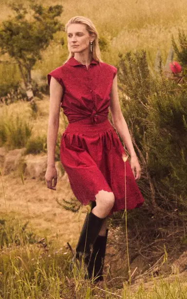 Loretta Caponi Cecina Cotton Skirt | Thumbnail 2 Loretta Caponi Cecina Cotton Skirt | Thumbnail 2