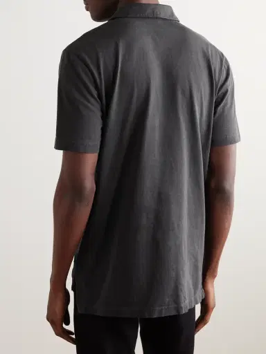 James Perse Supima Cotton-Jersey Polo Shirt - Men | Thumbnail 3 James Perse Supima Cotton-Jersey Polo Shirt - Men | Thumbnail 3