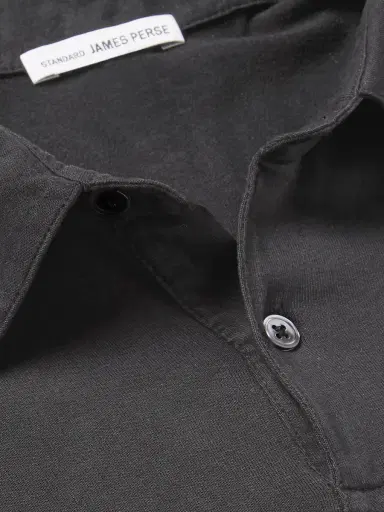 James Perse Supima Cotton-Jersey Polo Shirt - Men | Thumbnail 4 James Perse Supima Cotton-Jersey Polo Shirt - Men | Thumbnail 4
