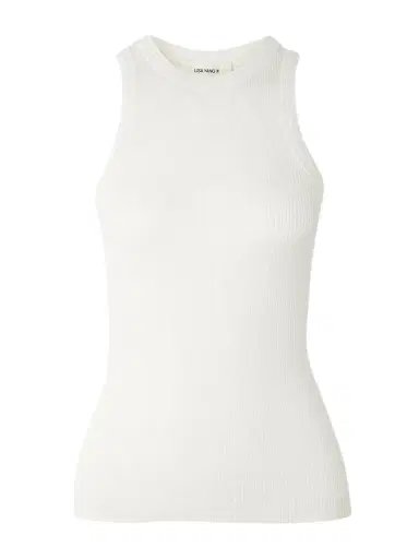 Lisa Yang Amya Ribbed Cotton And Cashmere-blend Tank | Thumbnail 1 Lisa Yang Amya Ribbed Cotton And Cashmere-blend Tank | Thumbnail 1