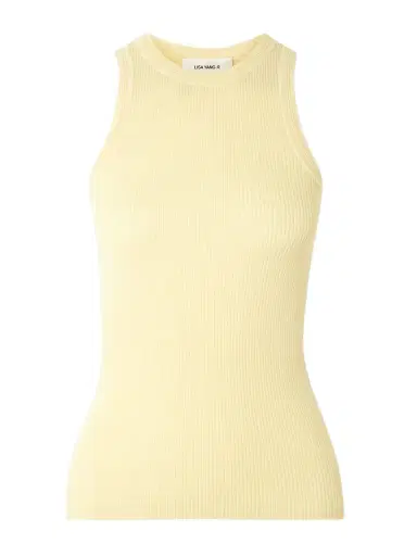 Lisa Yang Amya Ribbed Cotton And Cashmere-blend Tank | Thumbnail 1 Lisa Yang Amya Ribbed Cotton And Cashmere-blend Tank | Thumbnail 1