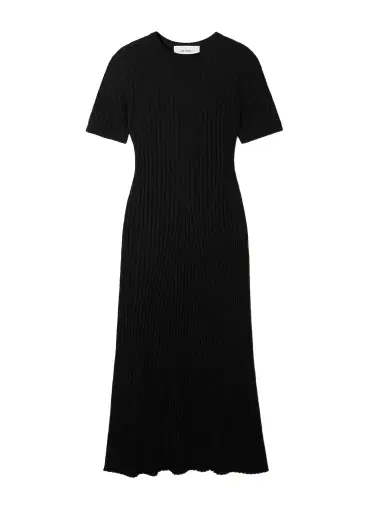 Lisa Yang Isabela Ribbed Cotton And Cashmere-blend Midi Dress | Thumbnail 1 Lisa Yang Isabela Ribbed Cotton And Cashmere-blend Midi Dress | Thumbnail 1