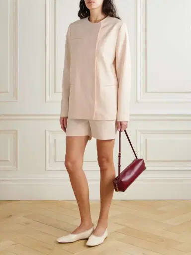 Loulou de Saison Bono Double-breasted Twill Jacket | Thumbnail 2 Loulou de Saison Bono Double-breasted Twill Jacket | Thumbnail 2