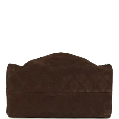 Chanel Chanel Medium 25 Hobo Bag Dark Brown Suede Antique Gold Hardware | Thumbnail 7 Chanel Chanel Medium 25 Hobo Bag Dark Brown Suede Antique Gold Hardware | Thumbnail 7