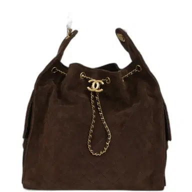 Chanel Chanel Medium 25 Hobo Bag Dark Brown Suede Antique Gold Hardware | Thumbnail 1 Chanel Chanel Medium 25 Hobo Bag Dark Brown Suede Antique Gold Hardware | Thumbnail 1