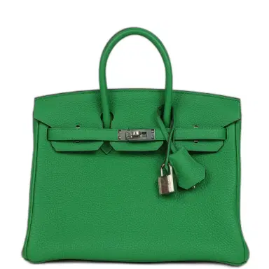 HERMÈS Hermes Birkin 25 Bambou Verso Togo Palladium Hardware | Thumbnail 1 HERMÈS Hermes Birkin 25 Bambou Verso Togo Palladium Hardware | Thumbnail 1