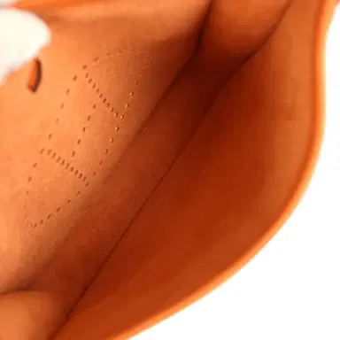 HERMÈS Hermes Evelyne 23 Orange Clemence Palladium Hardware | Thumbnail 8 HERMÈS Hermes Evelyne 23 Orange Clemence Palladium Hardware | Thumbnail 8
