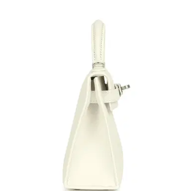 HERMÈS Hermes Kelly Sellier 20 New White Epsom Palladium Hardware | Thumbnail 4 HERMÈS Hermes Kelly Sellier 20 New White Epsom Palladium Hardware | Thumbnail 4