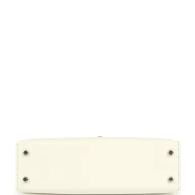 HERMÈS Hermes Kelly Sellier 20 New White Epsom Palladium Hardware | Thumbnail 6 HERMÈS Hermes Kelly Sellier 20 New White Epsom Palladium Hardware | Thumbnail 6