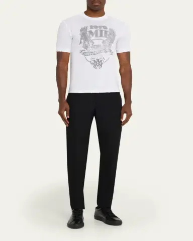 Amiri Men's Eagle Logo Cotton T-Shirt | Thumbnail 2 Amiri Men's Eagle Logo Cotton T-Shirt | Thumbnail 2