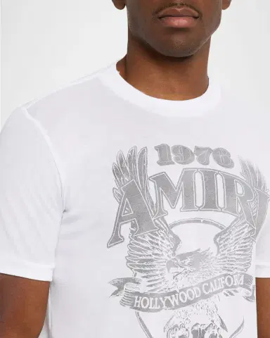 Amiri Men's Eagle Logo Cotton T-Shirt | Thumbnail 8 Amiri Men's Eagle Logo Cotton T-Shirt | Thumbnail 8