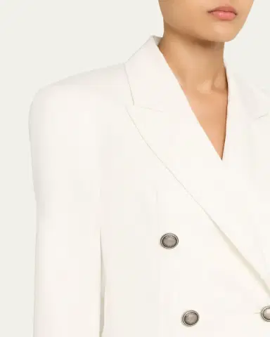Brunello Cucinelli Cotton Paper Twill Double-Breasted Jacket | Thumbnail 5 Brunello Cucinelli Cotton Paper Twill Double-Breasted Jacket | Thumbnail 5