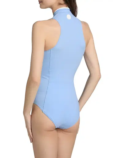 Hunza G Women's Katya One-Piece Swimsuit - Cornflower - Size XS | Thumbnail 4 Hunza G Women's Katya One-Piece Swimsuit - Cornflower - Size XS | Thumbnail 4