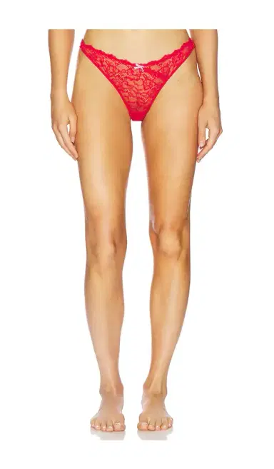 Fleur du Mal Bianca Lace Thong | Thumbnail 1 Fleur du Mal Bianca Lace Thong | Thumbnail 1