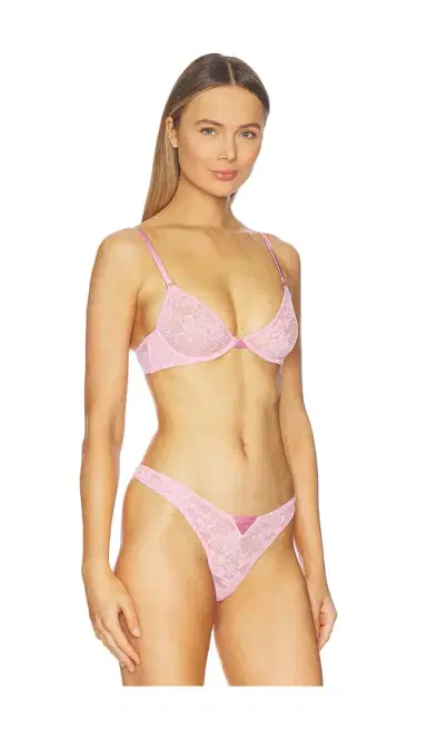 Fleur du Mal Le Stretch Lace Demi Bra | Thumbnail 2 Fleur du Mal Le Stretch Lace Demi Bra | Thumbnail 2