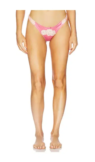 fleur du mal Juliet Lace Thong | Thumbnail 1 fleur du mal Juliet Lace Thong | Thumbnail 1