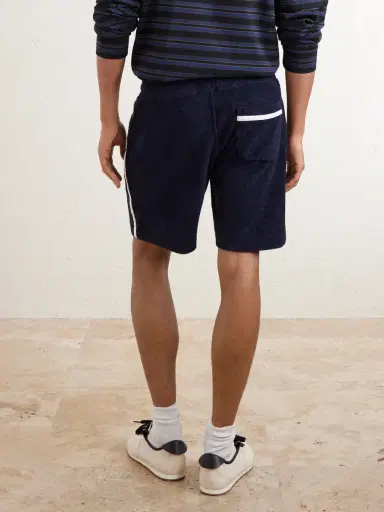 Orlebar Brown Trevone Straight-Leg Organic Cotton-Terry Drawstring Shorts - Men | Thumbnail 4 Orlebar Brown Trevone Straight-Leg Organic Cotton-Terry Drawstring Shorts - Men | Thumbnail 4