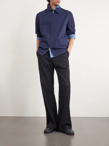 Barena Crinkled Cotton-Blend Jersey Overshirt - Men | Thumbnail 2 Barena Crinkled Cotton-Blend Jersey Overshirt - Men | Thumbnail 2