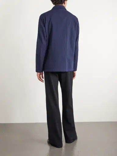 Barena Crinkled Cotton-Blend Jersey Overshirt - Men | Thumbnail 4 Barena Crinkled Cotton-Blend Jersey Overshirt - Men | Thumbnail 4