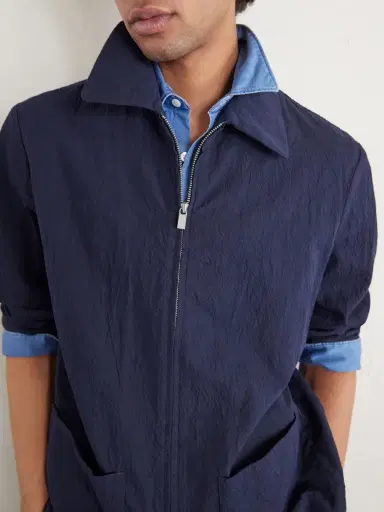 Barena Crinkled Cotton-Blend Jersey Overshirt - Men | Thumbnail 5 Barena Crinkled Cotton-Blend Jersey Overshirt - Men | Thumbnail 5