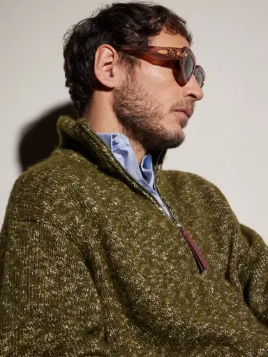 Loewe Anagram D-Frame Acetate Sunglasses - Men | Thumbnail 2 Loewe Anagram D-Frame Acetate Sunglasses - Men | Thumbnail 2