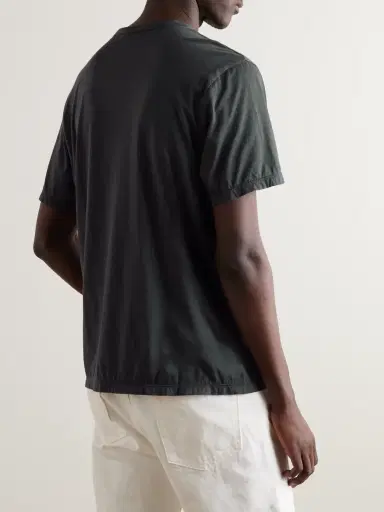 James Perse Luxe Lotus Garment-Dyed Cotton-Jersey T-Shirt - Men | Thumbnail 3 James Perse Luxe Lotus Garment-Dyed Cotton-Jersey T-Shirt - Men | Thumbnail 3