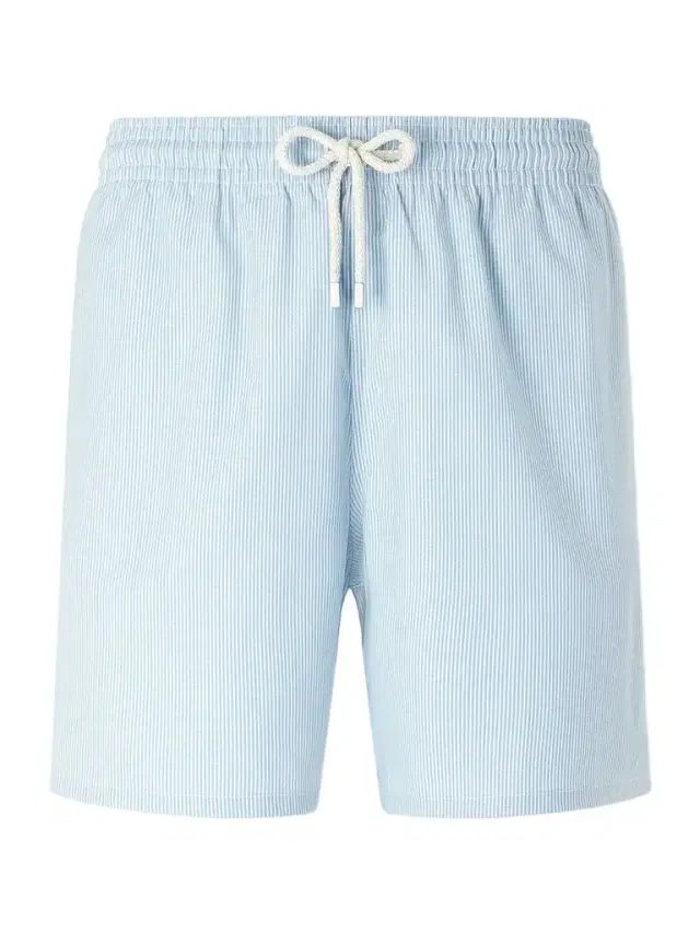 Moopea Straight-Leg Mid-Length Striped Wool-Blend Swim Shorts - Men Moopea Straight-Leg Mid-Length Striped Wool-Blend Swim Shorts - Men