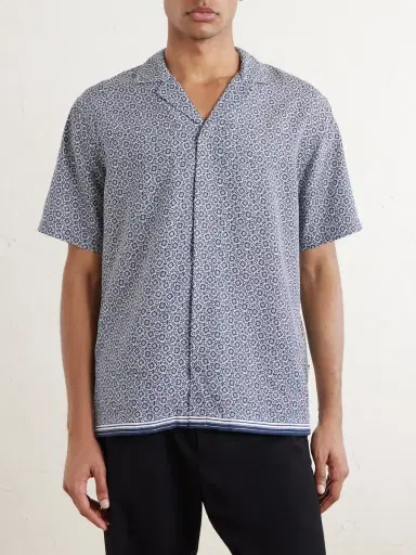 Orlebar Brown Maitan Camp-Collar Printed Lyocell Shirt - Men | Thumbnail 3 Orlebar Brown Maitan Camp-Collar Printed Lyocell Shirt - Men | Thumbnail 3