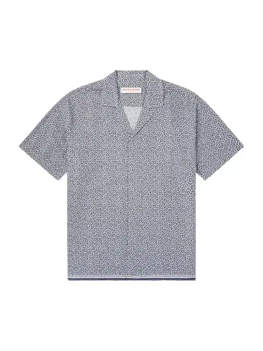 Orlebar Brown Maitan Camp-Collar Printed Lyocell Shirt - Men | Thumbnail 1 Orlebar Brown Maitan Camp-Collar Printed Lyocell Shirt - Men | Thumbnail 1