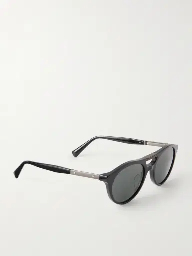 Brunello Cucinelli Round-Frame Acetate Sunglasses - Men | Thumbnail 4 Brunello Cucinelli Round-Frame Acetate Sunglasses - Men | Thumbnail 4