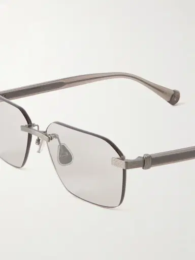 Brunello Cucinelli Tyler Square-Frame Rimless Silver-Tone Sunglasses - Men | Thumbnail 3 Brunello Cucinelli Tyler Square-Frame Rimless Silver-Tone Sunglasses - Men | Thumbnail 3