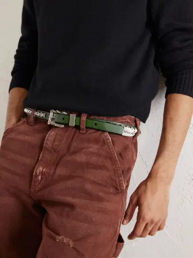 Enfants Riches Déprimés Classique 2cm Studded Leather Belt - Men | Thumbnail 3 Enfants Riches Déprimés Classique 2cm Studded Leather Belt - Men | Thumbnail 3