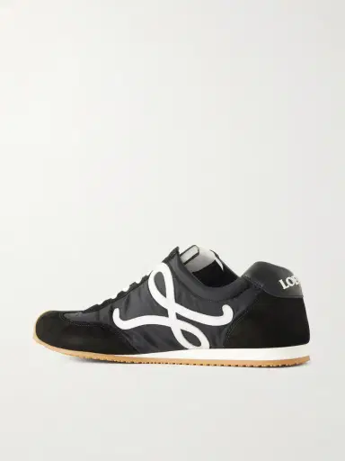 Loewe Ballet Runner 2.0 Logo-Appliquéd Shell, Suede and Leather Sneakers - Men | Thumbnail 4 Loewe Ballet Runner 2.0 Logo-Appliquéd Shell, Suede and Leather Sneakers - Men | Thumbnail 4
