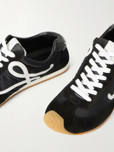 Loewe Ballet Runner 2.0 Logo-Appliquéd Shell, Suede and Leather Sneakers - Men | Thumbnail 5 Loewe Ballet Runner 2.0 Logo-Appliquéd Shell, Suede and Leather Sneakers - Men | Thumbnail 5