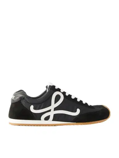 Loewe Ballet Runner 2.0 Logo-Appliquéd Shell, Suede and Leather Sneakers - Men | Thumbnail 1 Loewe Ballet Runner 2.0 Logo-Appliquéd Shell, Suede and Leather Sneakers - Men | Thumbnail 1