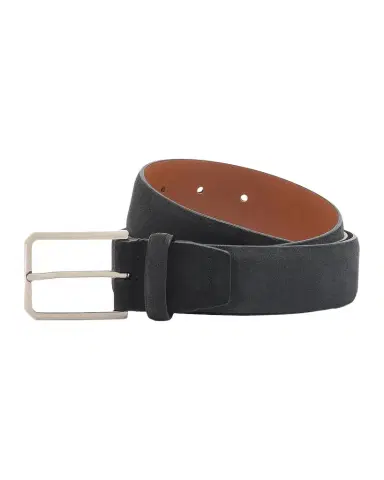 Santoni Men's Square-Buckle Suede Belt | Thumbnail 1 Santoni Men's Square-Buckle Suede Belt | Thumbnail 1