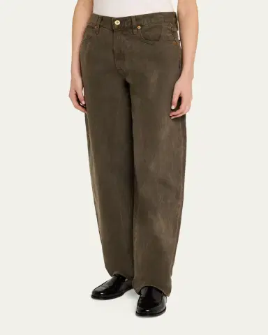 SLVRLAKE Ella Mid-Rise Barrel Jeans | Thumbnail 4 SLVRLAKE Ella Mid-Rise Barrel Jeans | Thumbnail 4