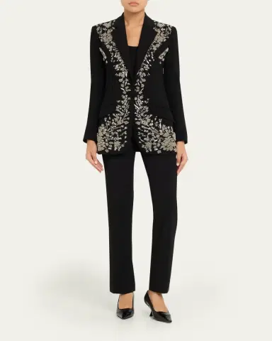 PRABAL GURUNG Beaded Single-Button Blazer | Thumbnail 2 PRABAL GURUNG Beaded Single-Button Blazer | Thumbnail 2