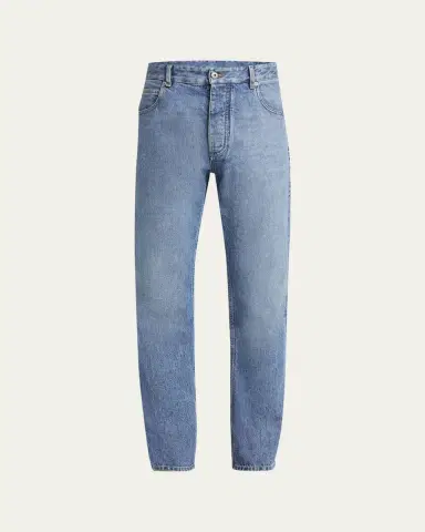 Bottega Veneta Men's Eco Wash Slim-Straight Jeans | Thumbnail 5 Bottega Veneta Men's Eco Wash Slim-Straight Jeans | Thumbnail 5