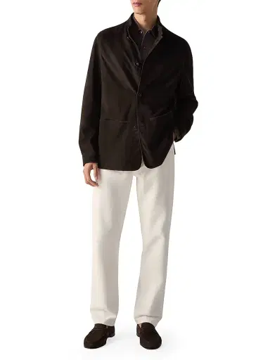 ZEGNA Men's Secondskin II Conte Jacket - Dark Brown | Thumbnail 6 ZEGNA Men's Secondskin II Conte Jacket - Dark Brown | Thumbnail 6