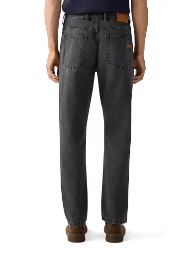ZEGNA Men's Stone-Washed Cotton Roccia Jeans - Black | Thumbnail 4 ZEGNA Men's Stone-Washed Cotton Roccia Jeans - Black | Thumbnail 4