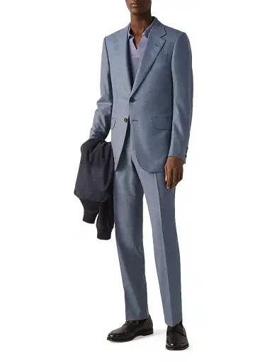 Zegna Men's Centoventimila Wool Suit | Thumbnail 1 Zegna Men's Centoventimila Wool Suit | Thumbnail 1