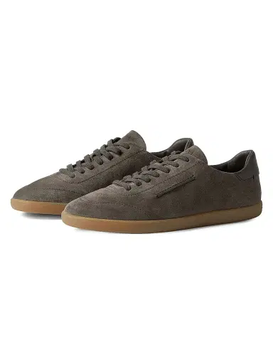 ZEGNA Men's 232 Suede Sneakers - Dark Taupe | Thumbnail 2 ZEGNA Men's 232 Suede Sneakers - Dark Taupe | Thumbnail 2