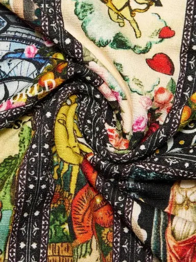 ALICE + OLIVIA Women's Delaina Tarot Turtleneck Top - Enchanted Tarot | Thumbnail 7 ALICE + OLIVIA Women's Delaina Tarot Turtleneck Top - Enchanted Tarot | Thumbnail 7