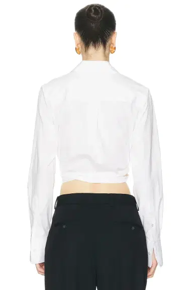 Monse Criss-Cross Tie Shirt | Thumbnail 3 Monse Criss-Cross Tie Shirt | Thumbnail 3