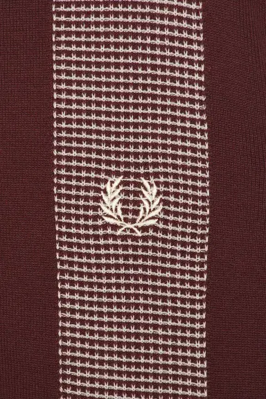Fred Perry Panel Detail Knitted Polo Shirt | Thumbnail 7 Fred Perry Panel Detail Knitted Polo Shirt | Thumbnail 7
