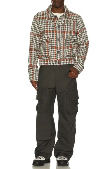 Reese Cooper Wool Houndstooth Trucker Jacket | Thumbnail 3 Reese Cooper Wool Houndstooth Trucker Jacket | Thumbnail 3