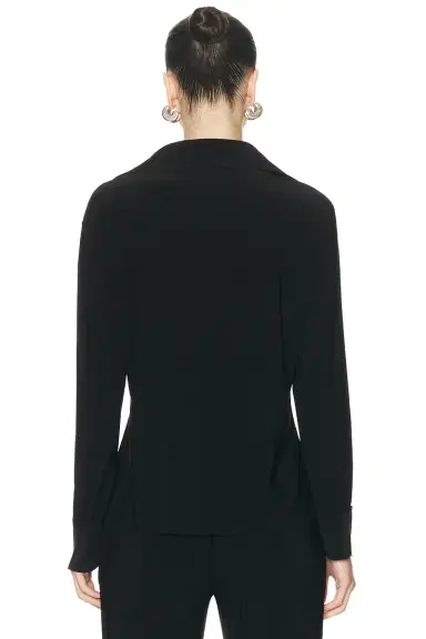 Norma Kamali Collar Stand Top | Thumbnail 3 Norma Kamali Collar Stand Top | Thumbnail 3