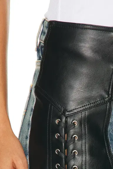 Stella McCartney Laced Denim Chap | Thumbnail 6 Stella McCartney Laced Denim Chap | Thumbnail 6